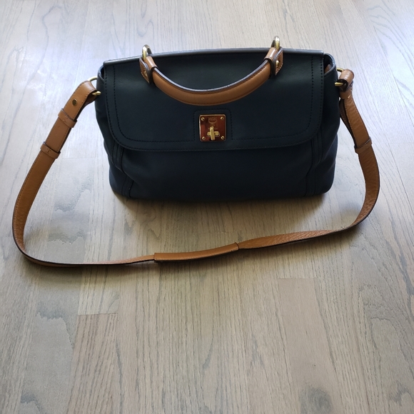 MCM Vintage  Elderberry Two-Way Satchel - Picture 12 of 15